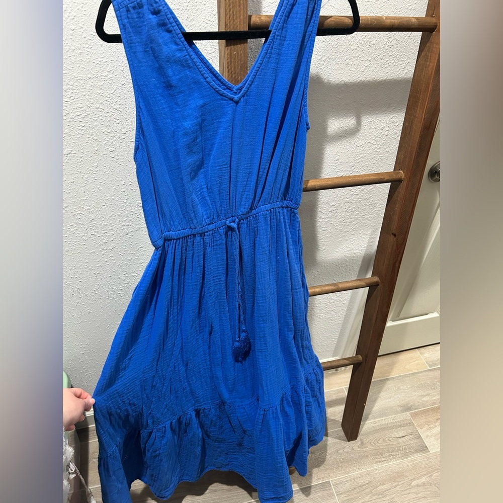 Vibrant Blue Sleeveless Dress